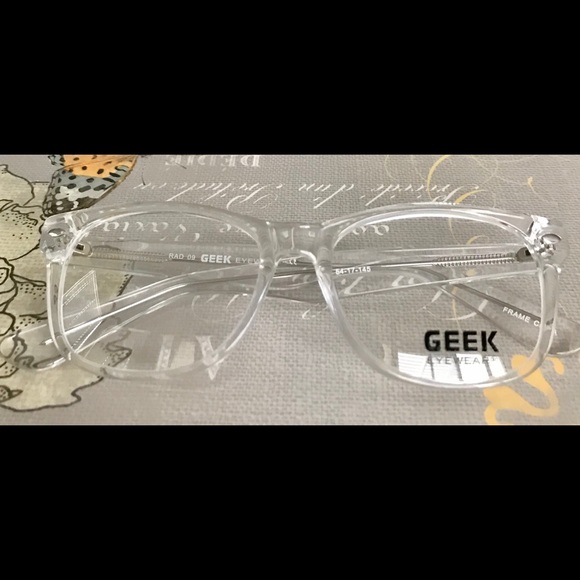 Geek Rad 9 Crystal Ray-Ban style 54-17 145 Hipster - Picture 2 of 5